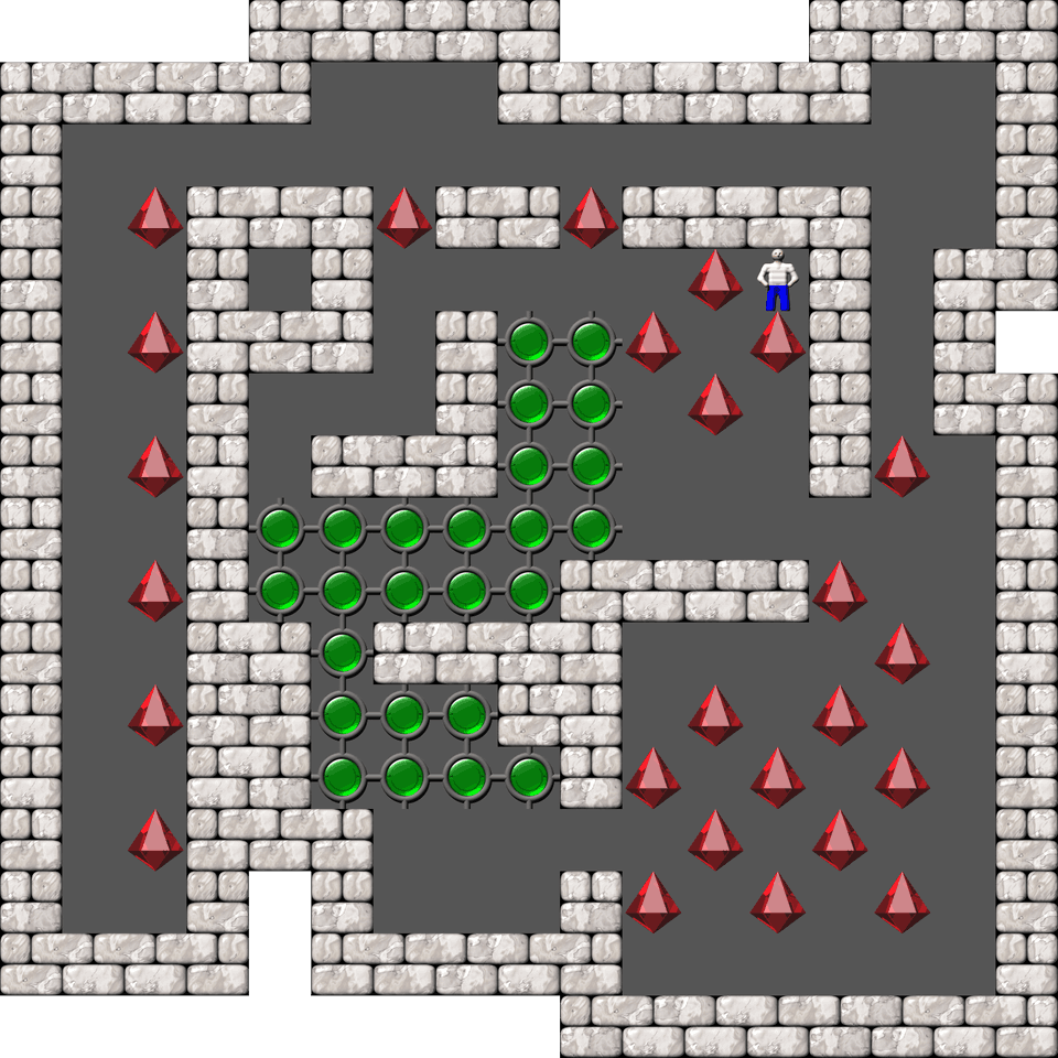 Sokoban Cosmac 3 level 18